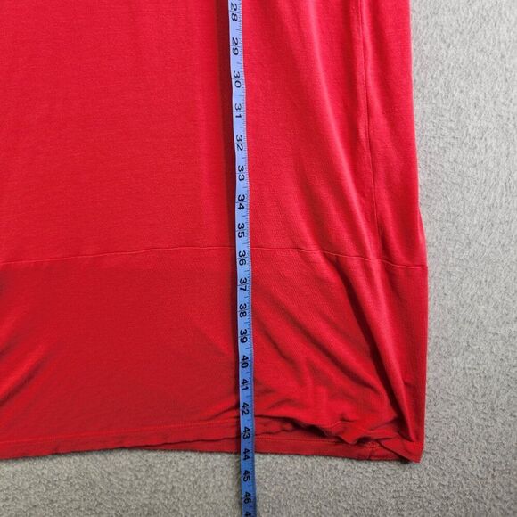 Eileen Fisher Dress Womens XS Pink Midi Jersey Knit Keyhole Minimalist Vacation - Picture 10 of 12